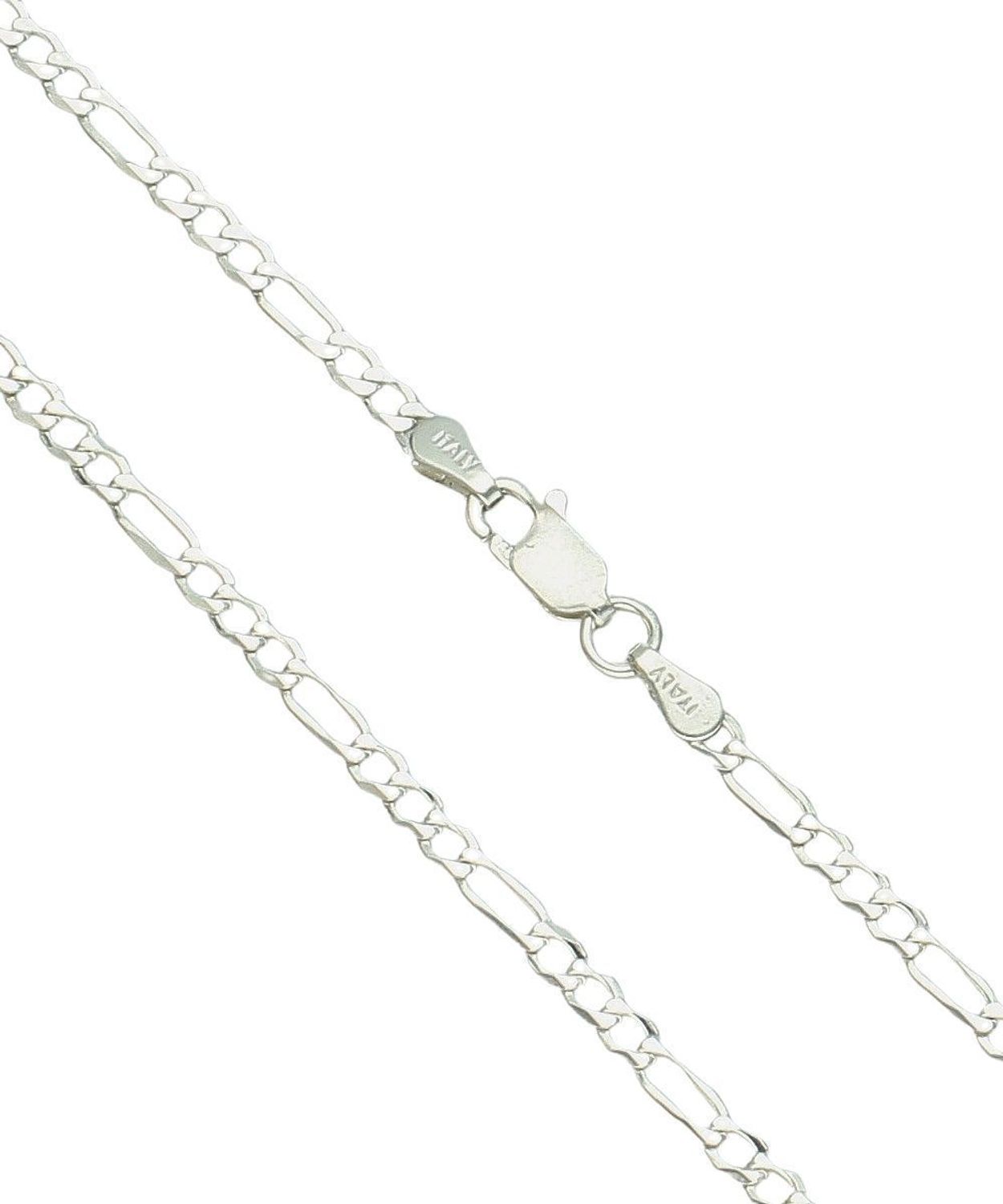 Srebrny łańcuszek damski 925 Figaro 3mm  – klasyczny.jpg